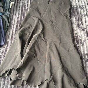 Forever 21 Asymmetrical Black Skirt